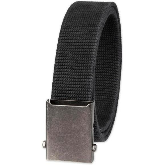 Unisex Military Web Belt Adjustable Cotton Strap with Metal Buckle Casual Fit - Picture 7 of 7